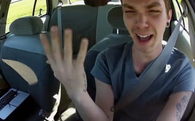 Driving While Watching Movies