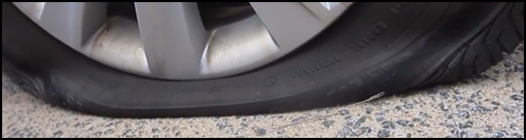 flat tire-750 flat tire-750