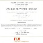 TEA Authorized Defensive Powering photograph relating to Defensive Driving Course Online Texas Printable Certificate referred to as TEA Authorised Defensive Guiding