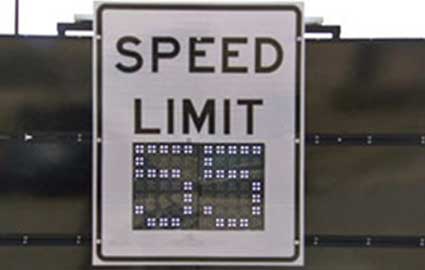 Digital Speed Limit Signs